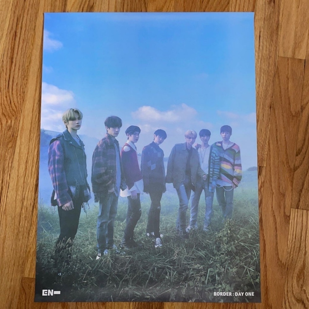 ENHYPEN - BORDER : DAY ONE (TYPE B) [ORIGINAL POSTER]‎ K-POP *NEW*